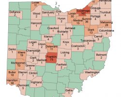 Mapping Ohio’s 564 coronavirus cases, and daily trend