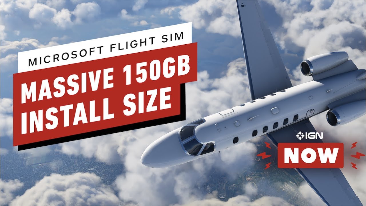 Microsoft Flight Simulator Has a Massive 150GB Install