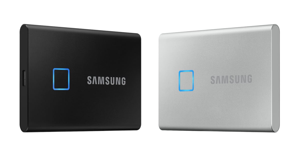 Samsung’s T7 SSD with fingerprint lock goes on sale starting at $110