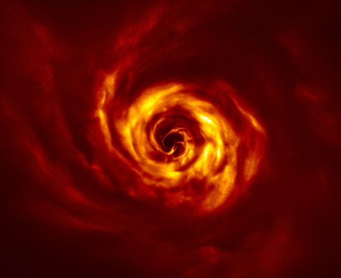 Science Tips  Tips  Tricks   Technology In an Orange Swirl, Astronomers Say Humanity Has its First Look at the Birth of a Planet