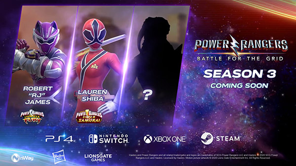 Power Rangers: Battle for the Grid Season 3 announced, DLC character Robert “RJ” James launches in late June
