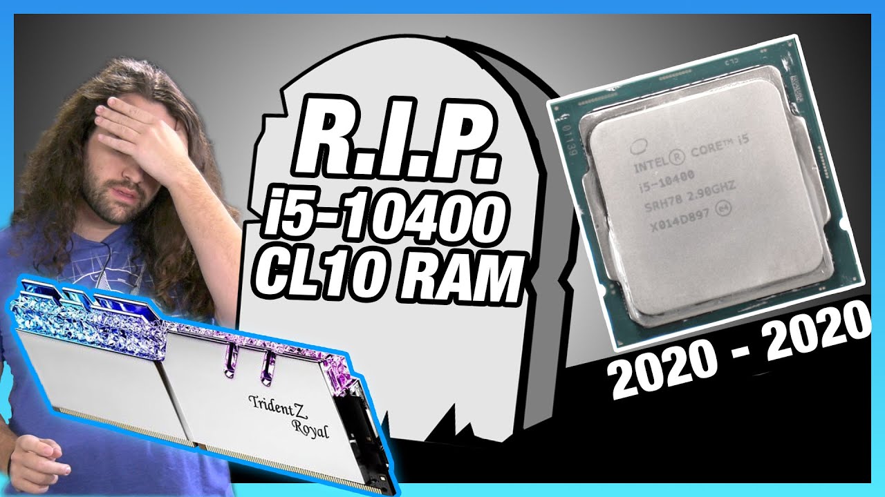 Intel i5-10400 CL10 RAM Timings Tune vs. AMD R5 3600, i5-10600K, 3300X CPU Overclocks