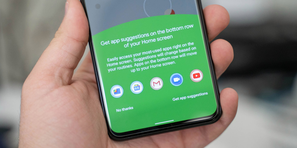 Android 11 Beta 1 build reveals app suggestions for Pixel Launcher dock