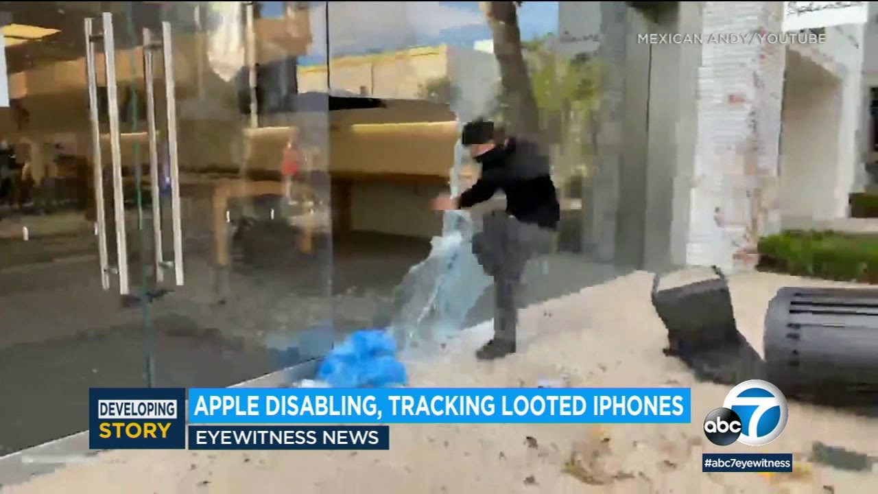 Looted iPhones: Apple is tracking iPhones stolen from its stores | ABC7