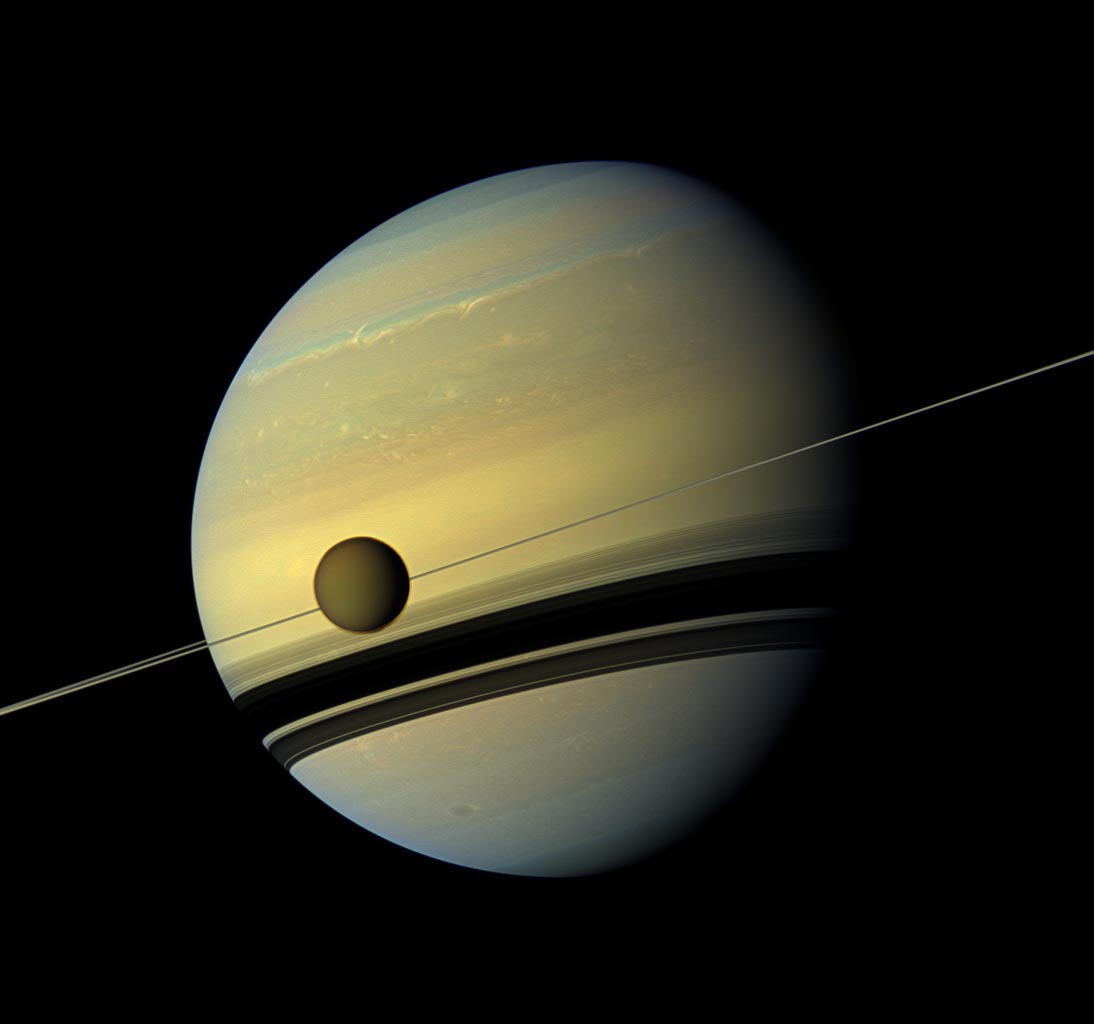 Science Tips  Tips  Tricks   Technology NASA’s Surprising Discovery: Saturn’s Planet-Sized Moon Titan Drifting Away 100X Faster Than Thought