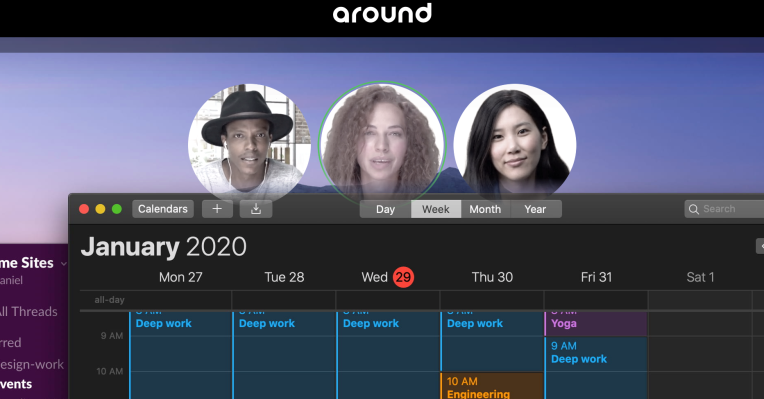 Around is the new floating head video chat multitasking app