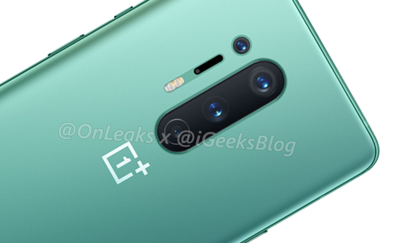 OnePlus 8 Pro surfaces in luscious green shade with IP68 and 30W wireless charging (Update: Ultramarine Blue)