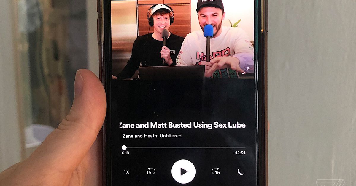 Spotify is testing video podcasts with two YouTube stars