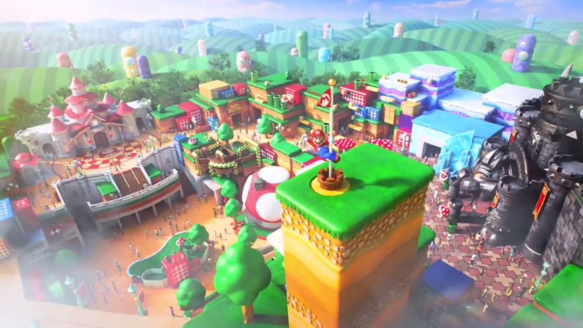 Super Nintendo World looks almost complete in new aerial shot