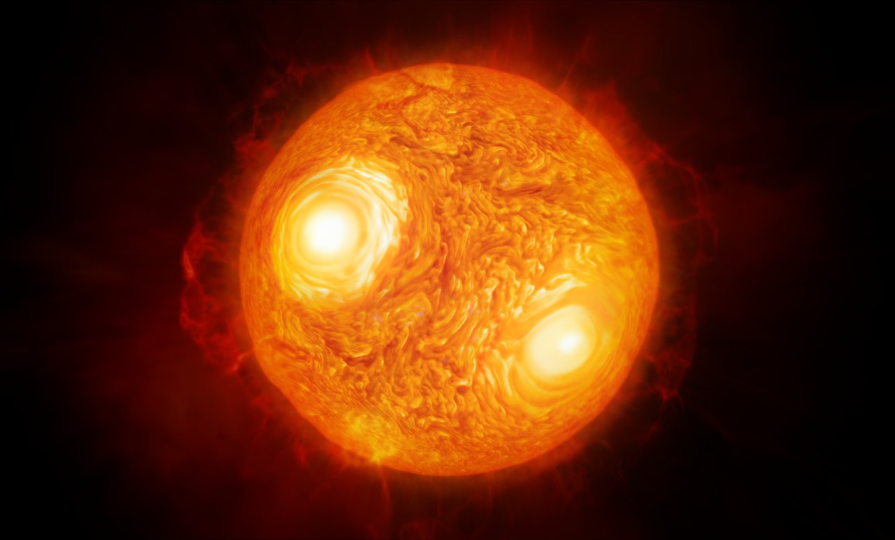 Science Tips  Tips  Tricks   Technology Antares is a supergiant star that would fill the Solar System beyond Mars, but its atmosphere is 12 times bigger than that