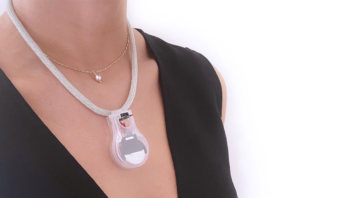 NASA Pulse necklace is a clever DIY solution to prevent face touching