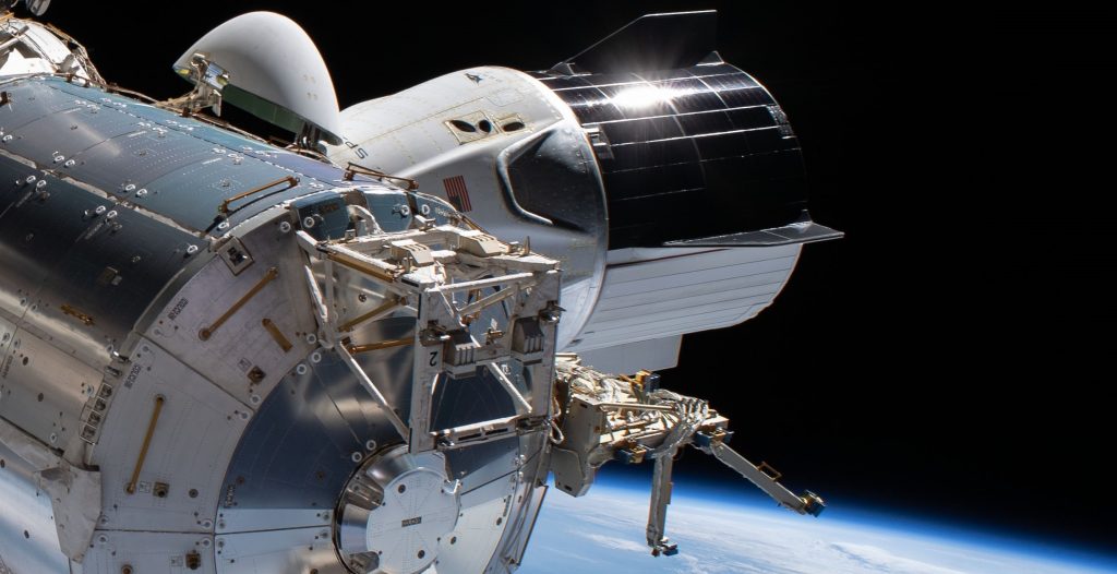 Science Tips  Tips  Tricks   Technology SpaceX Crew Dragon spacecraft caught on camera during NASA astronaut spacewalk